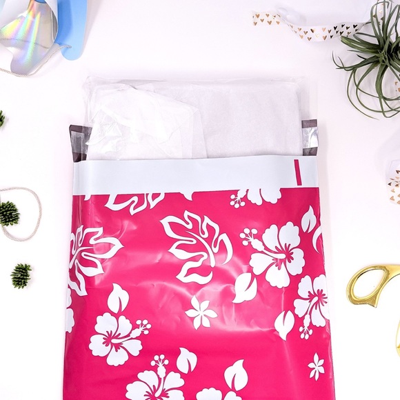 50 10X13 Pink Hawaiian Mailers LABOR DAY BLOWOUT - Picture 4 of 7